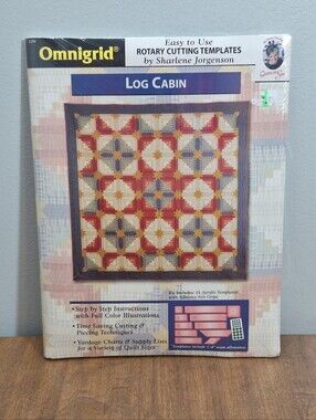 New Omnigrid Quilting Templates Log Cabin Pattern Jorgenson Rotary Cutting 2003